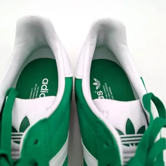 Adidas Gazelle Lace-Up Sneaker Shoes Men's Green/Cloud White Size US11 EU45 1/3 - Picture 9 of 10